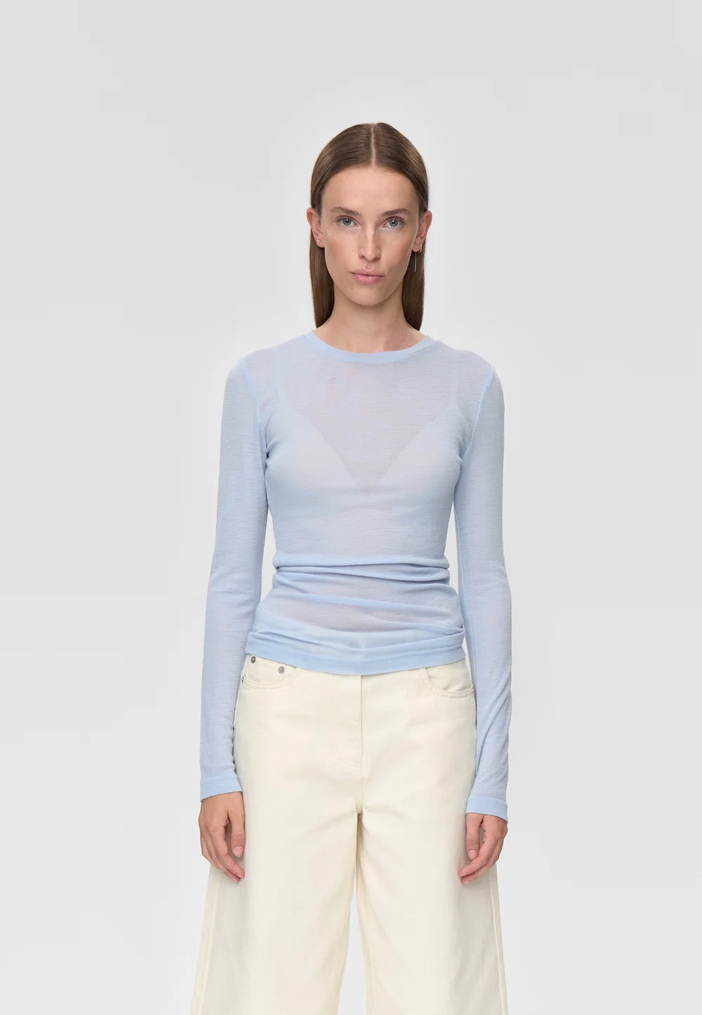 Natashas T Shirt - Cashmere Blue