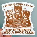 Book Club Bumper Sticker