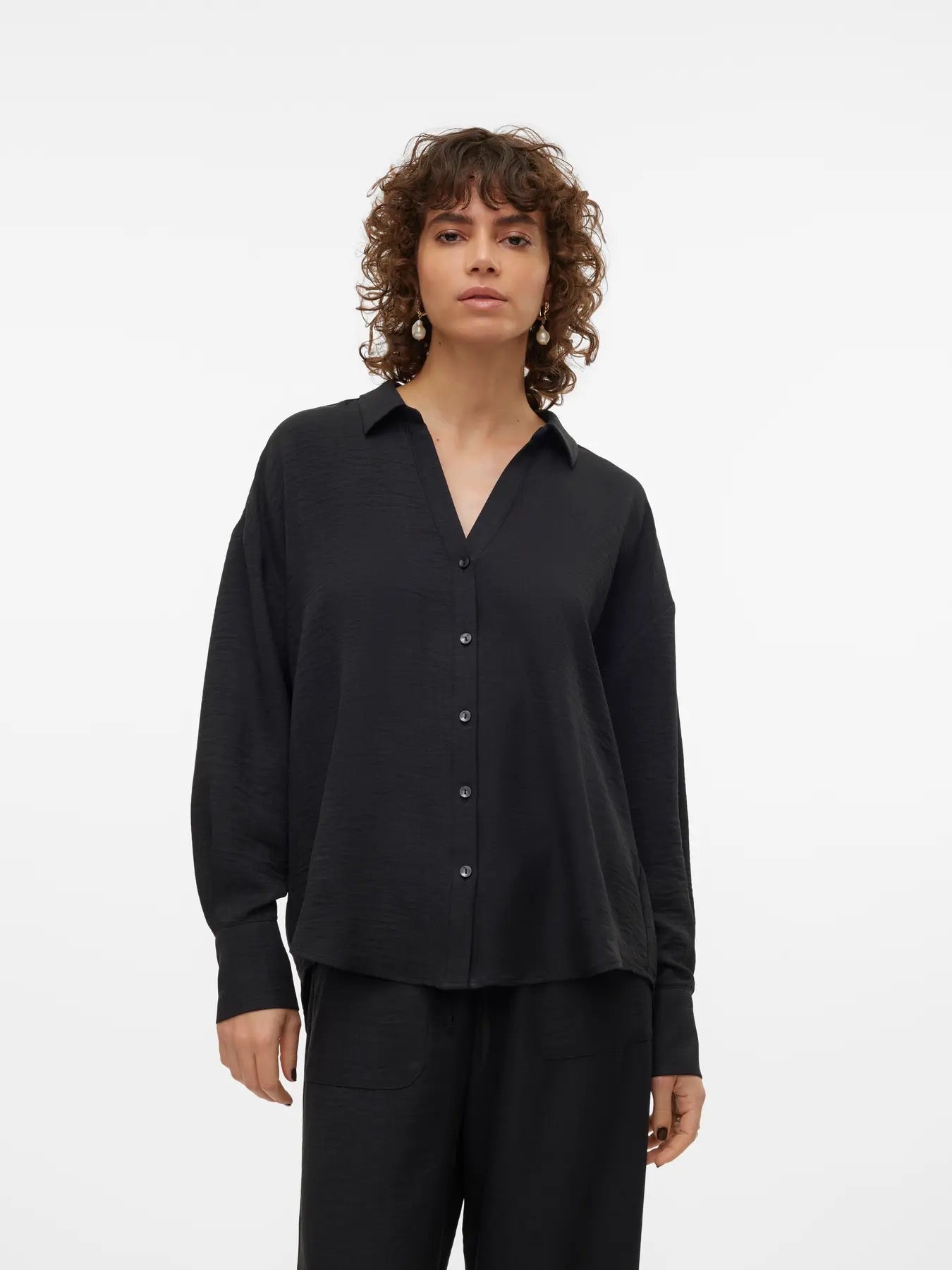 Melaney Queeny Long Sleeve Woven Top