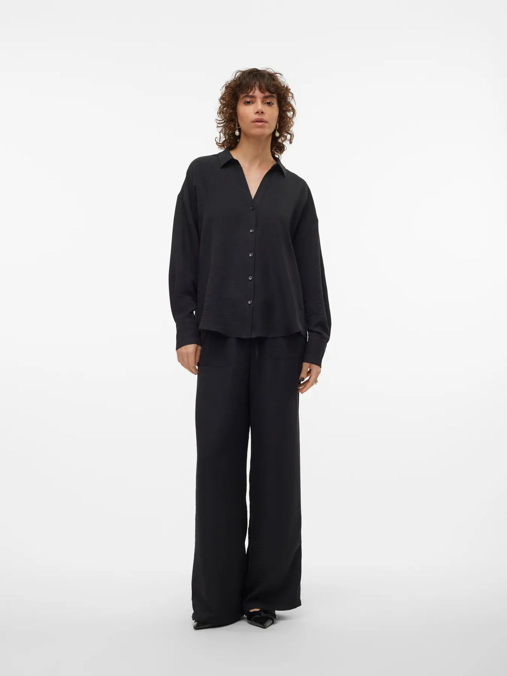 Melaney Queeny Long Sleeve Woven Top