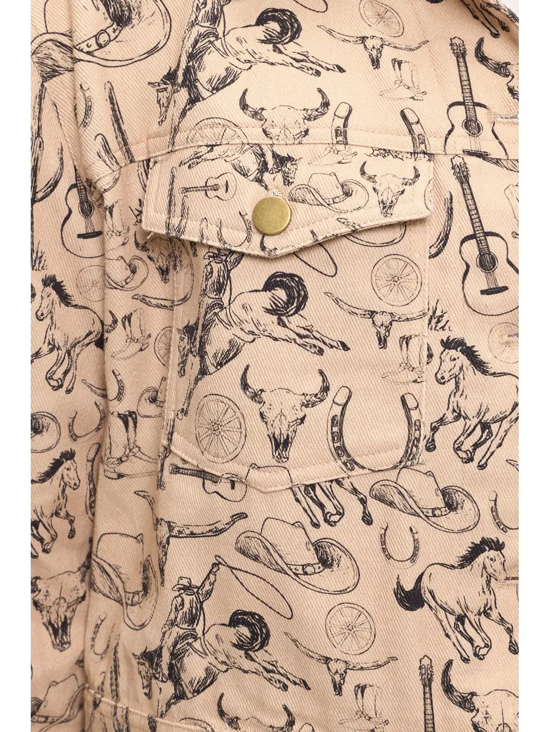 Desert Horse Print Jacket