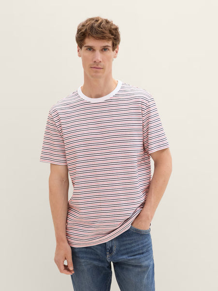 Structured Stripe T Shirt