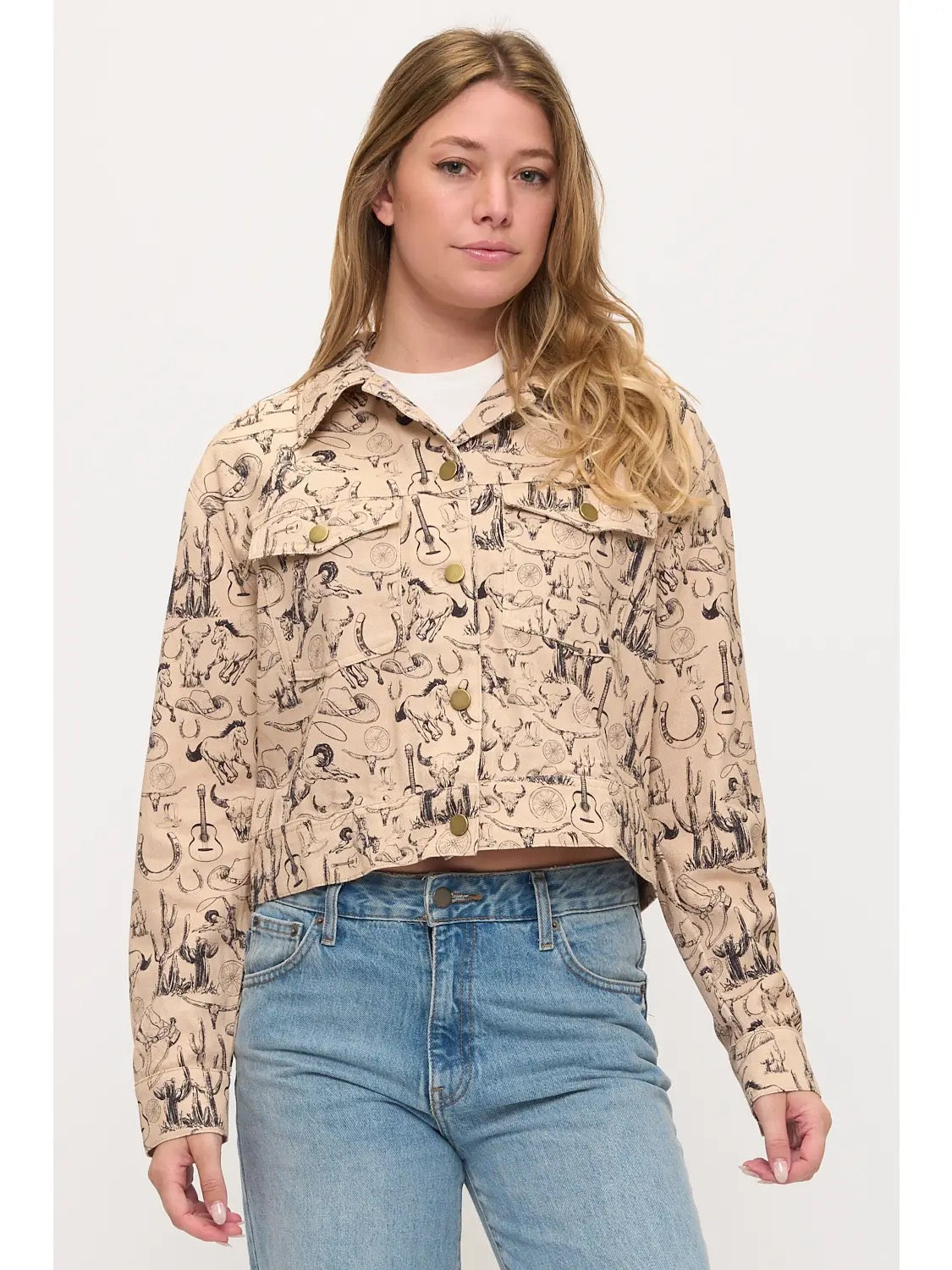 Desert Horse Print Jacket