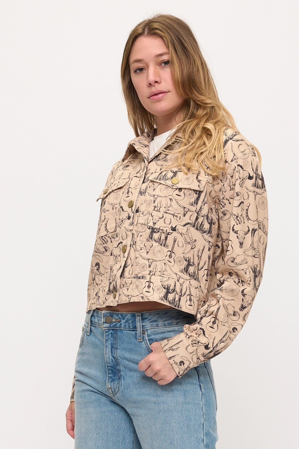 Desert Horse Print Jacket