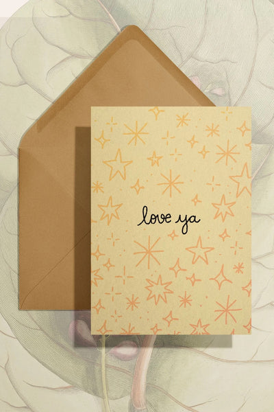 Love Ya (Stars) Greeting Card
