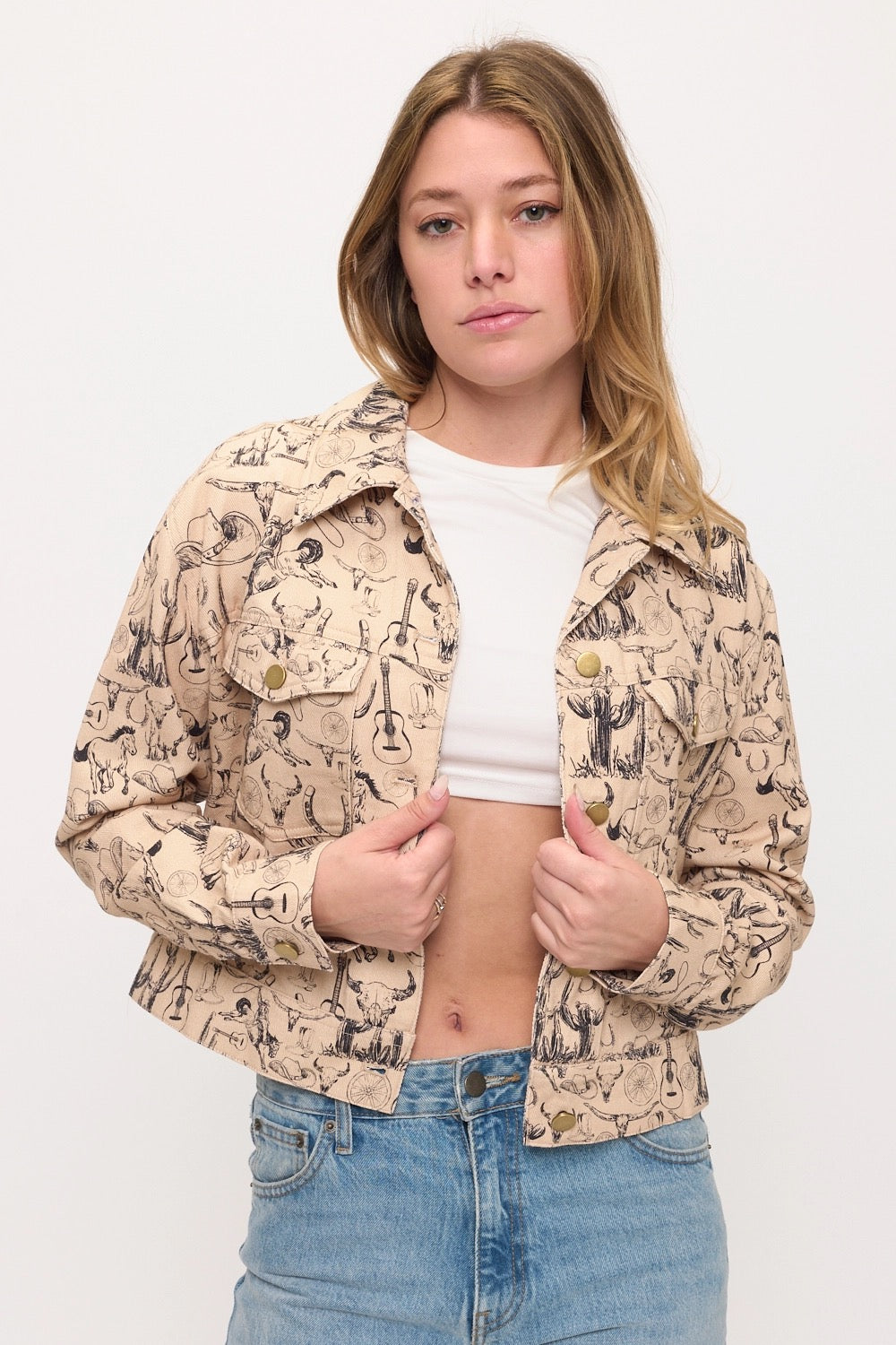 Desert Horse Print Jacket
