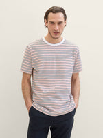Structured Stripe T Shirt