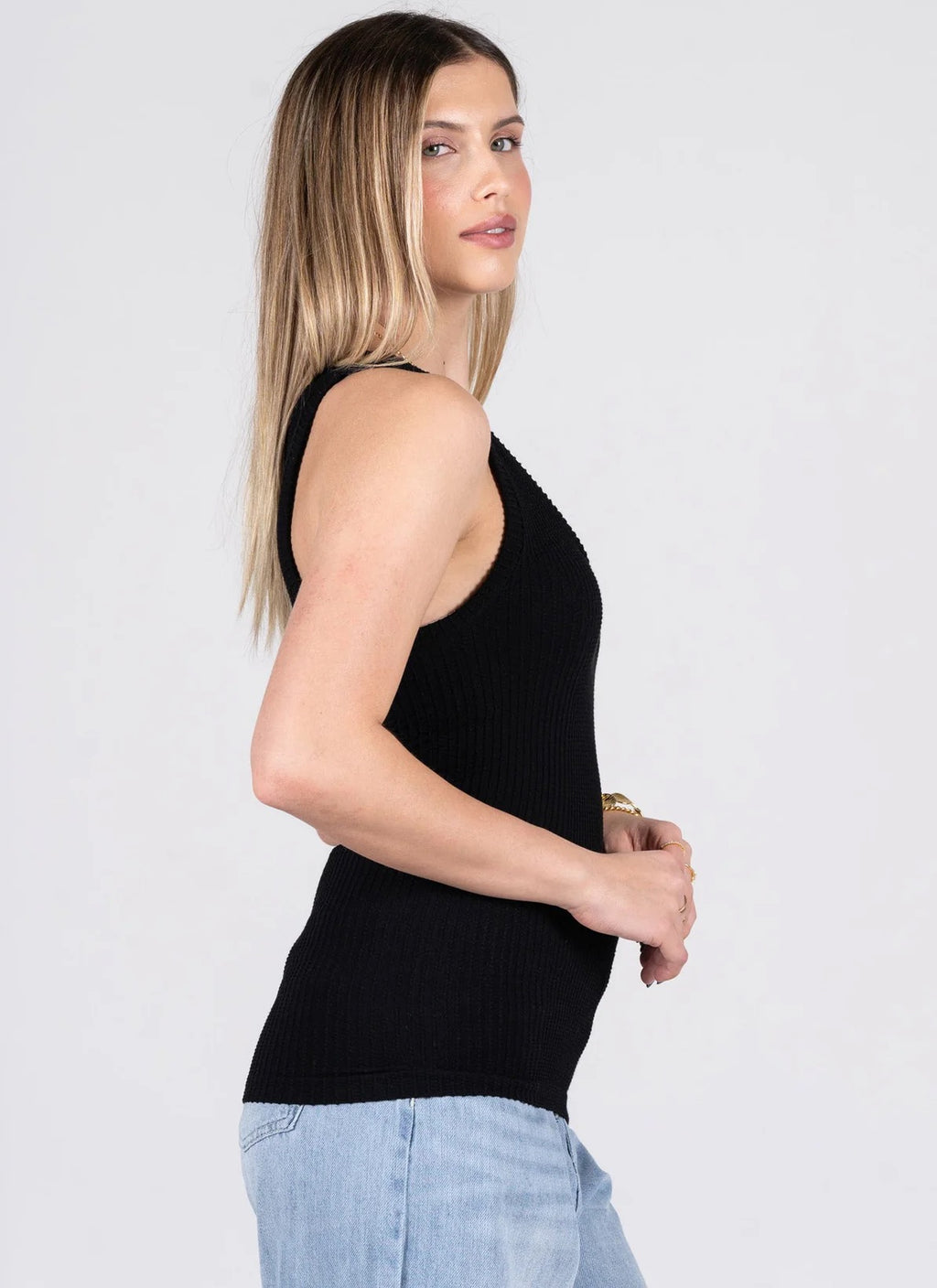 Bamboo Seamless Textured Tank