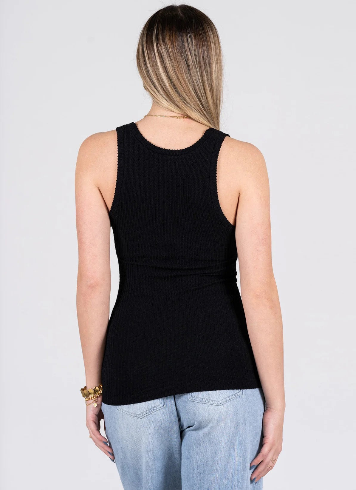 Bamboo Seamless Textured Tank