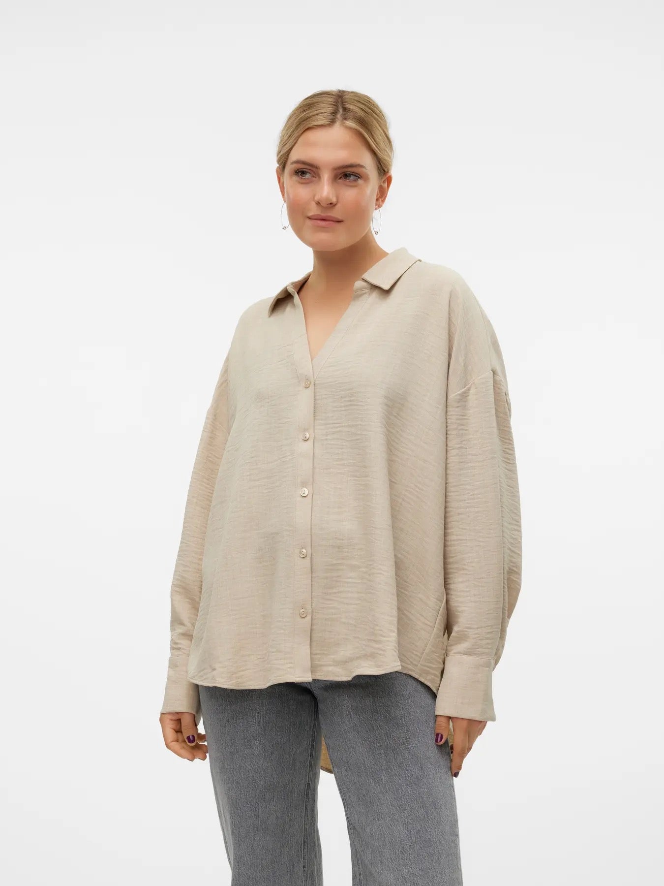 Melaney Queeny Long Sleeve Woven Top