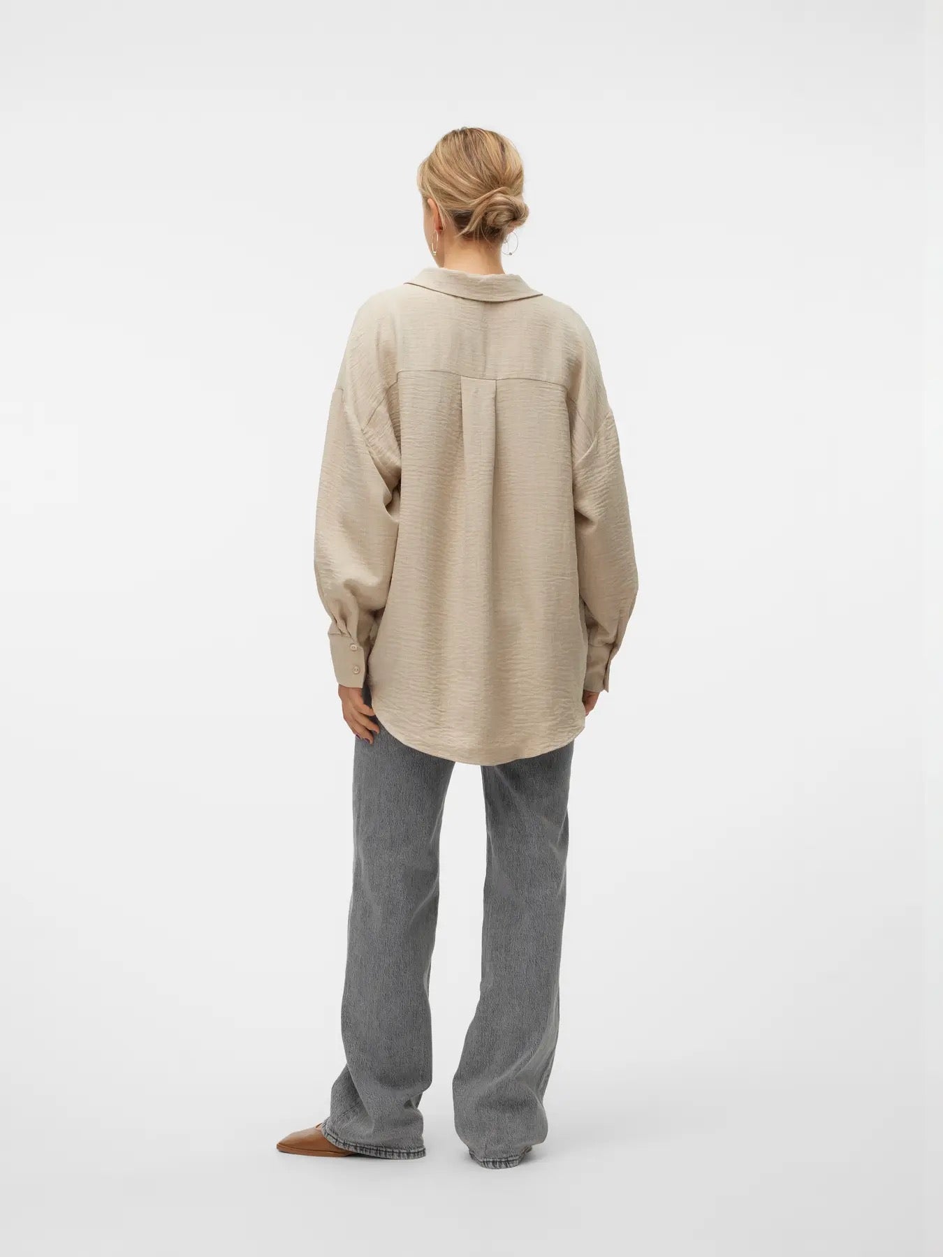 Melaney Queeny Long Sleeve Woven Top