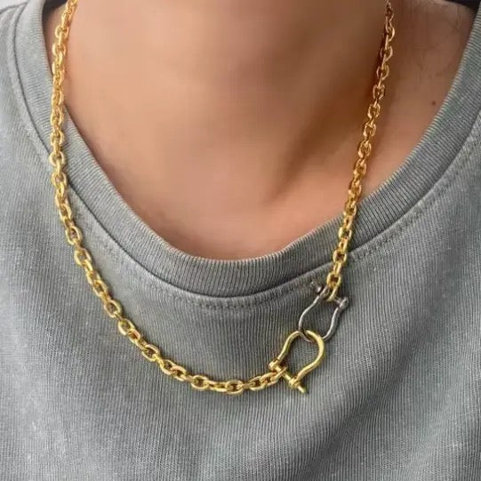 Giddy Up Rodeo Hore Bit Shackle Necklace