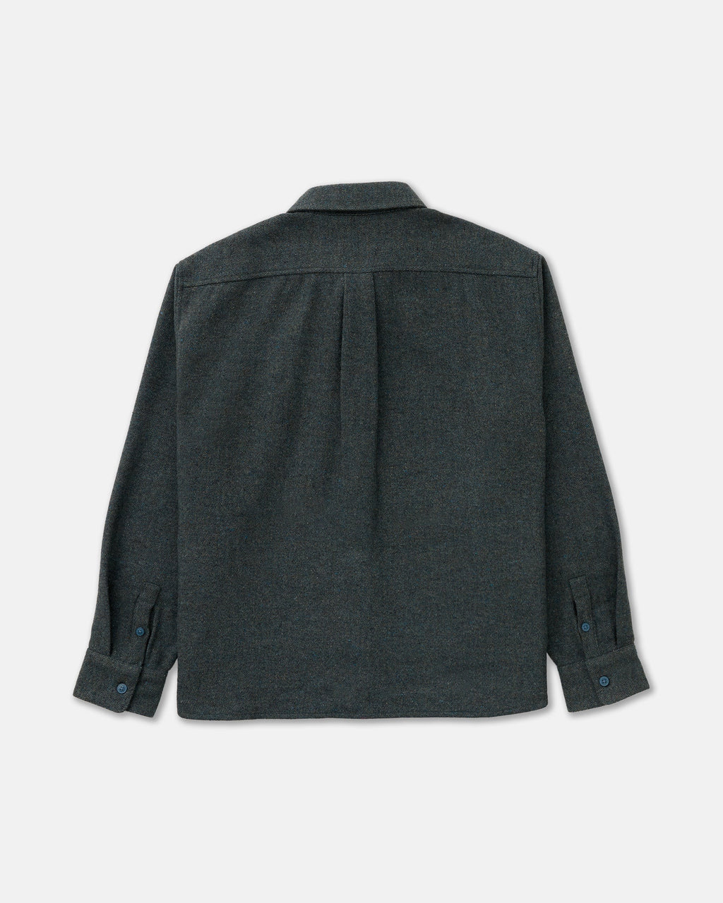Dayshift Solid Flannel - Duck Blue