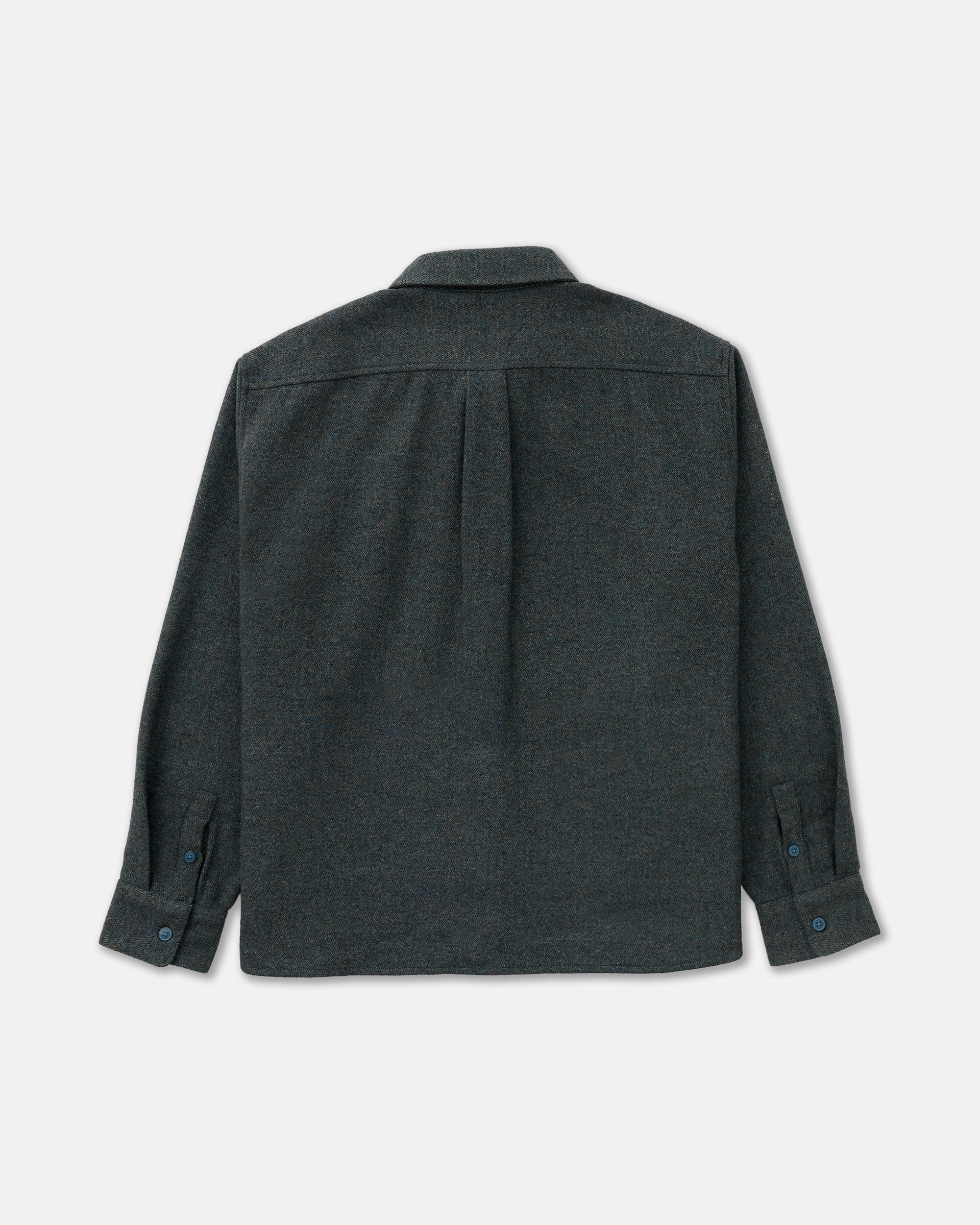 Dayshift Solid Flannel - Duck Blue