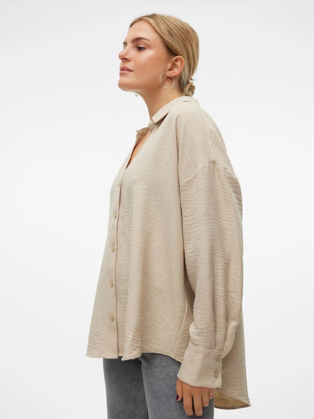 Melaney Queeny Long Sleeve Woven Top