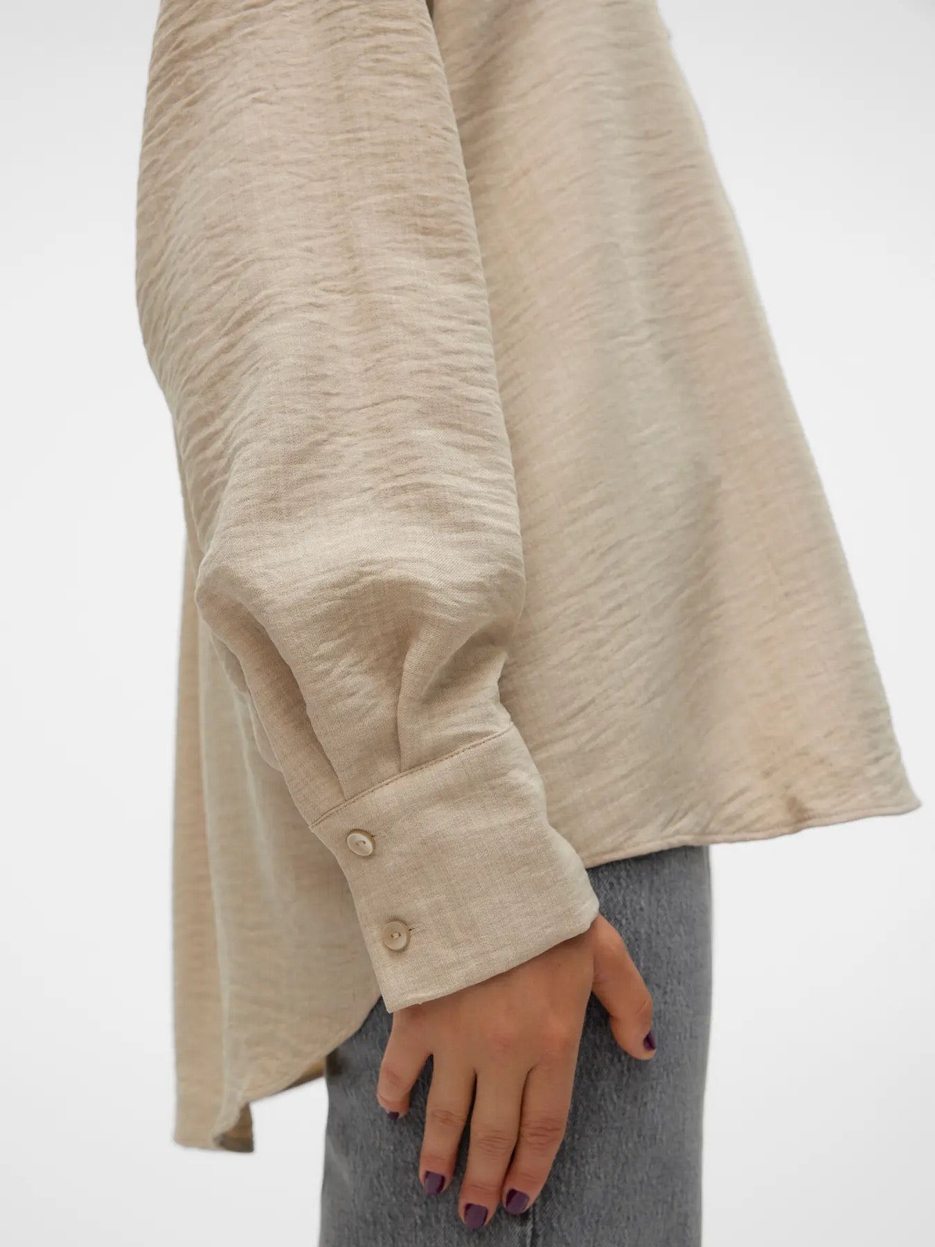 Melaney Queeny Long Sleeve Woven Top