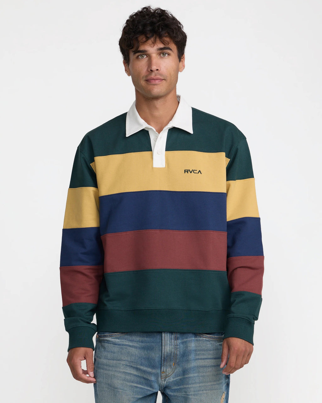 Insignia Fleece Rugby - Hunter Green