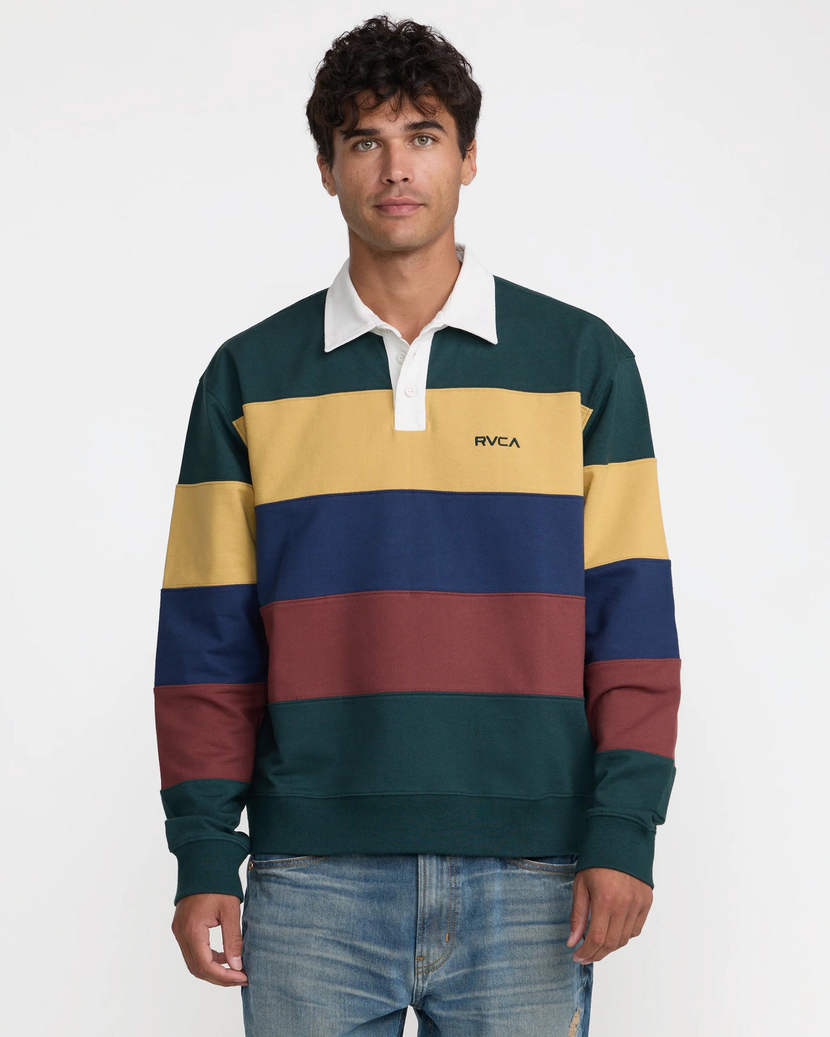 Insignia Fleece Rugby - Hunter Green