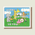 Happy Birthday Parade Greeting Card