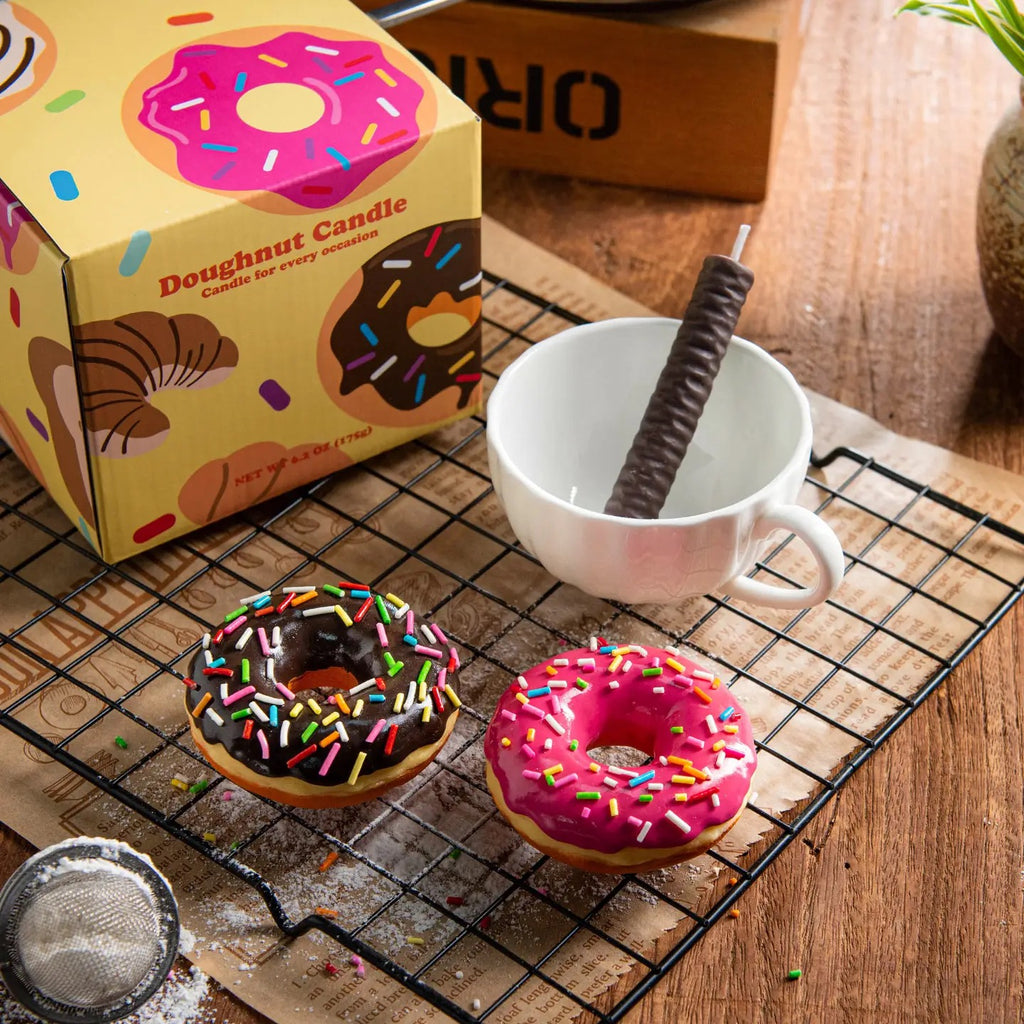Doughnut Cup Candle