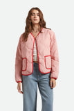 Delilah Quilted Jacket - Mellow Rose