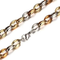 Max Two Tone Mariner Necklace