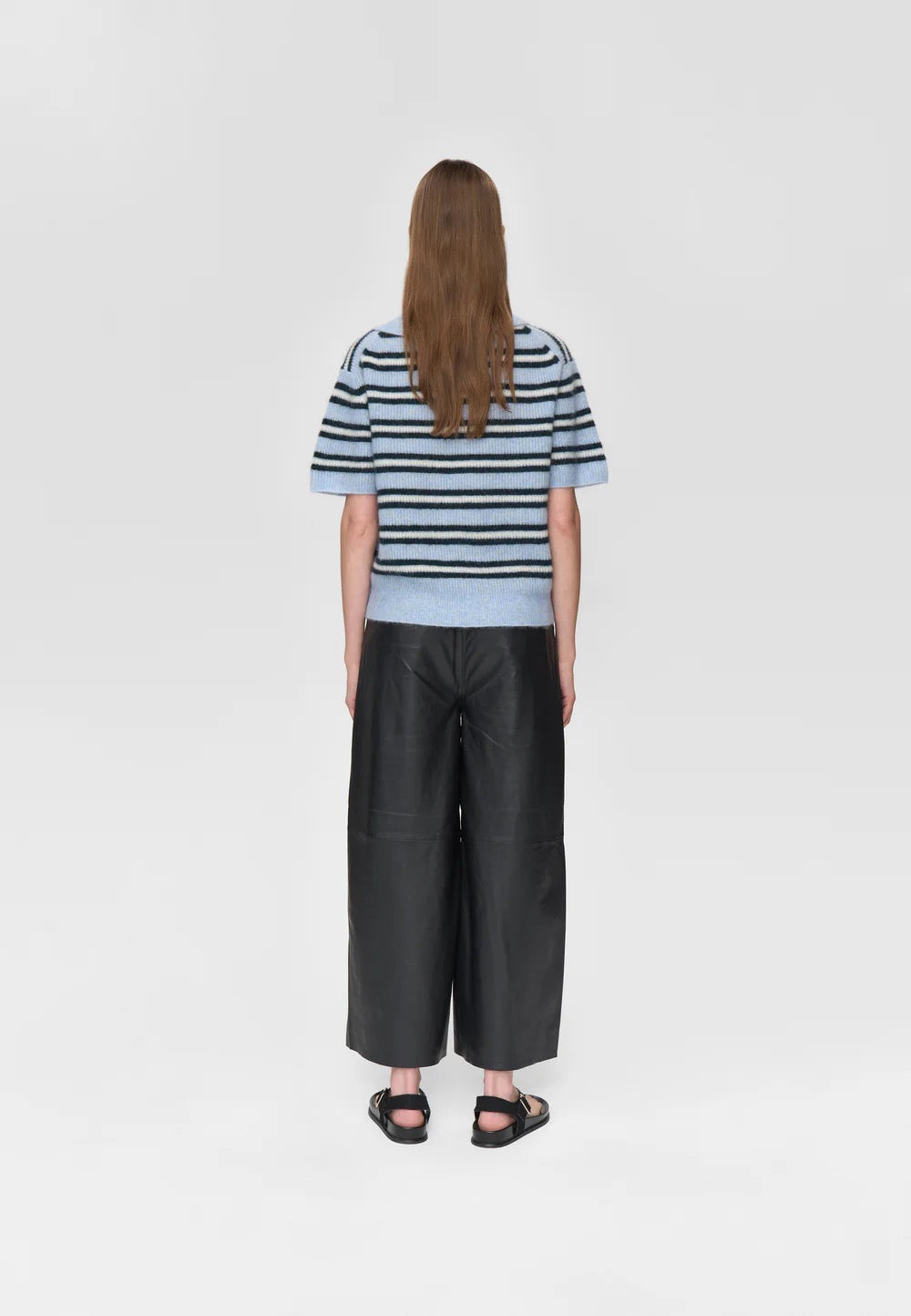 Ruth Knit Polo - Cashmere Blue