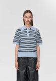 Ruth Knit Polo - Cashmere Blue