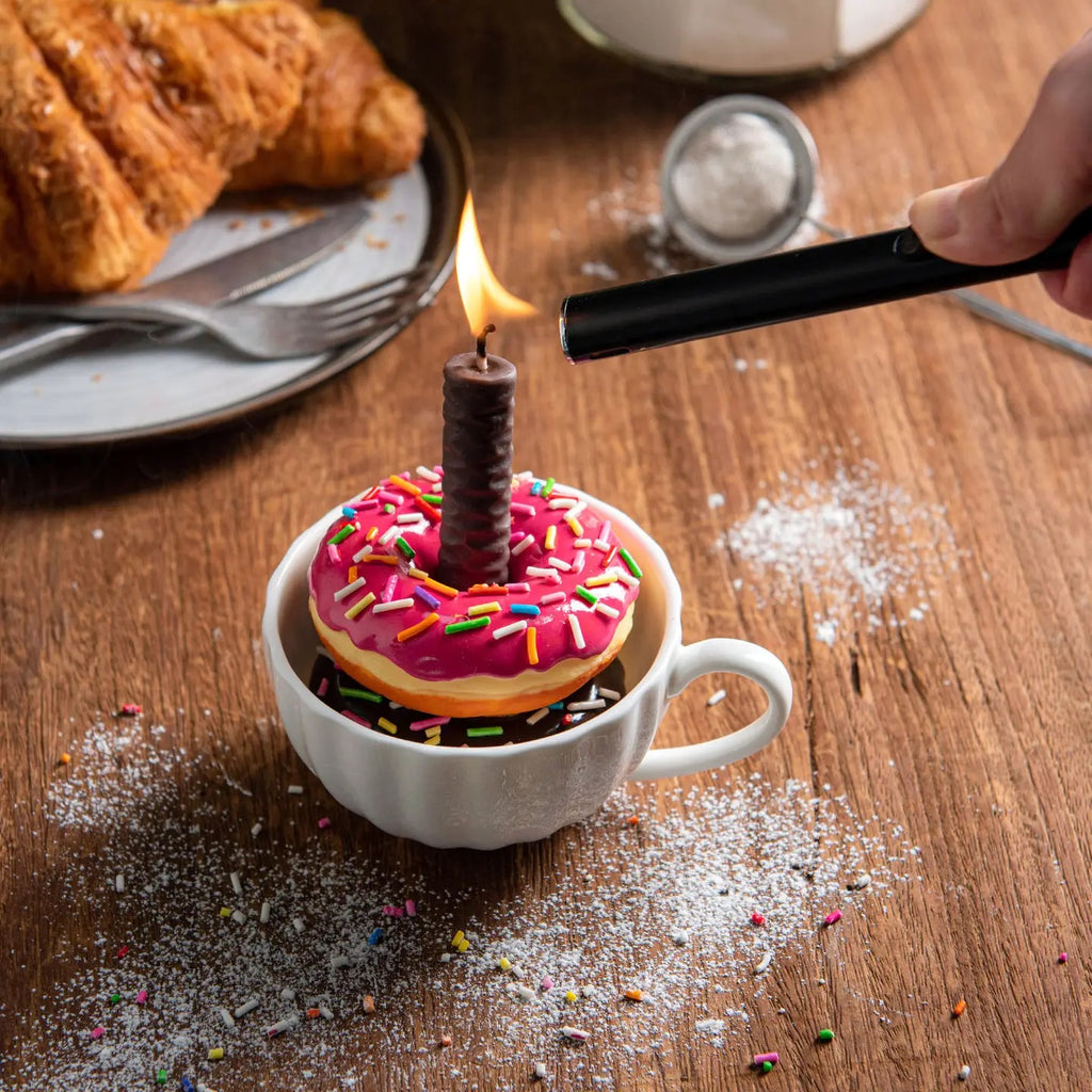 Doughnut Cup Candle