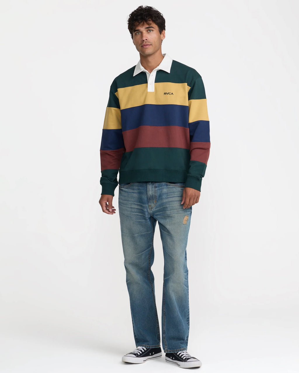 Insignia Fleece Rugby - Hunter Green