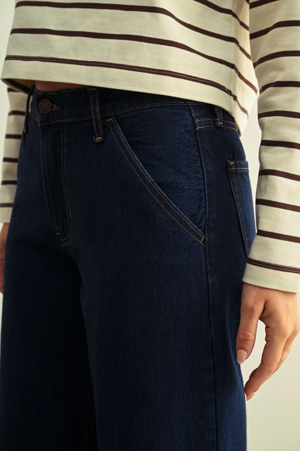 Trouser Pocket Straight Jean BP523 - Rinse