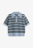 Ruth Knit Polo - Cashmere Blue