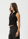 Eliza Organic Rib Sleeveless Shirt