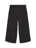 Bree Wide Tencel Culotte - Black Denim
