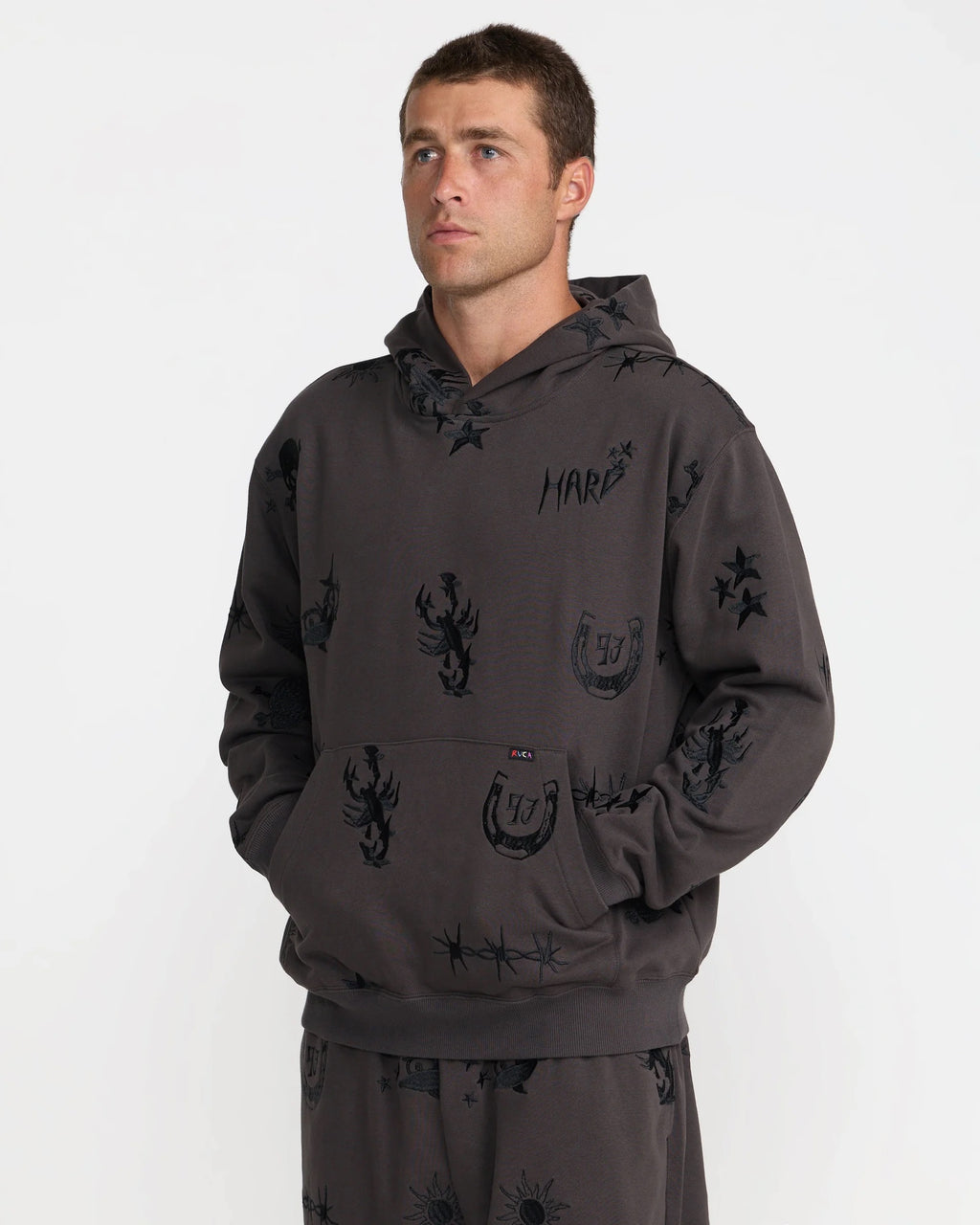 RVCA x Dani Miller Hood - Pirate Black