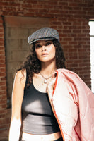 Delilah Quilted Jacket - Mellow Rose