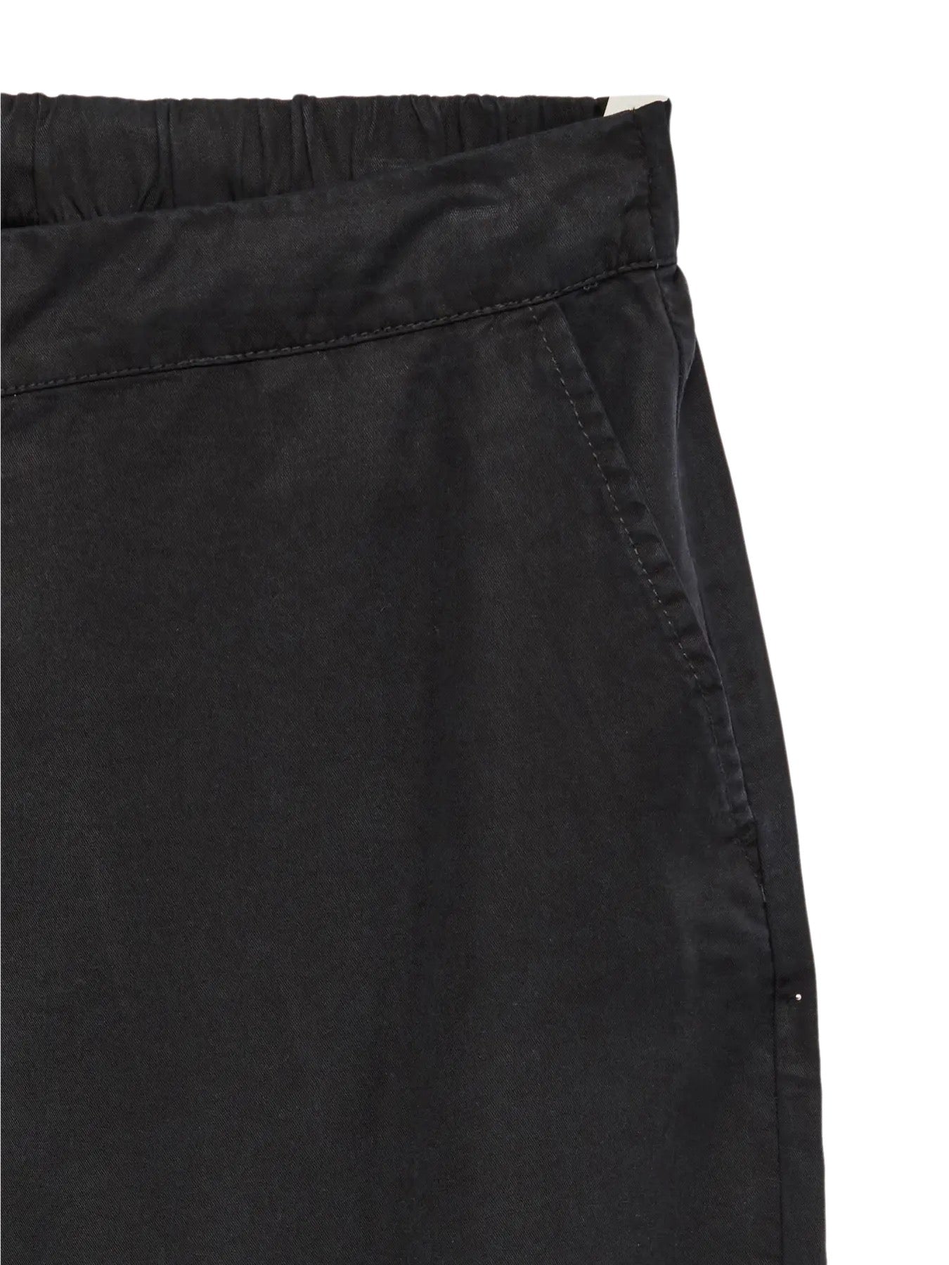 Bree Wide Tencel Culotte - Black Denim