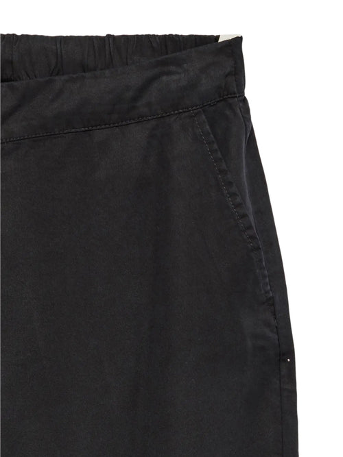 Bree Wide Tencel Culotte - Black Denim