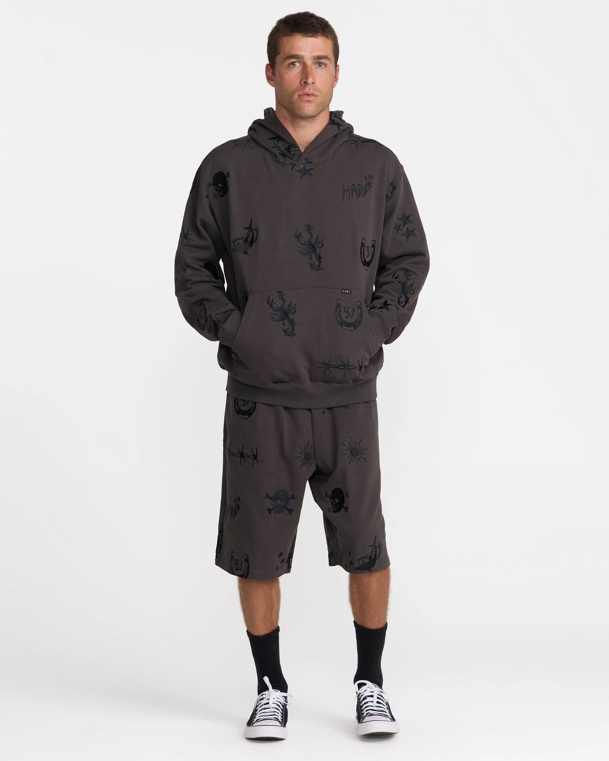 RVCA x Dani Miller Hood - Pirate Black