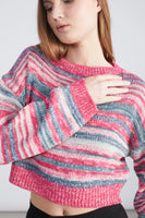 Striped Cropped Sweater