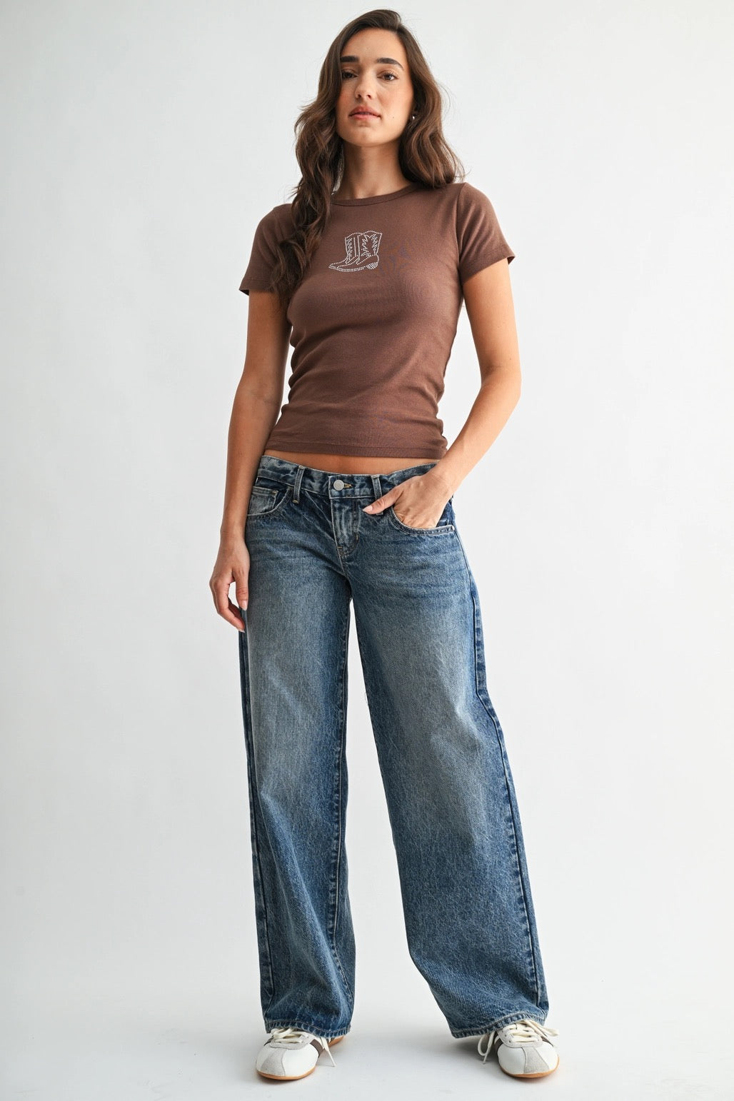 Low Rise Relaxed Straight Jean BP550N - Medium
