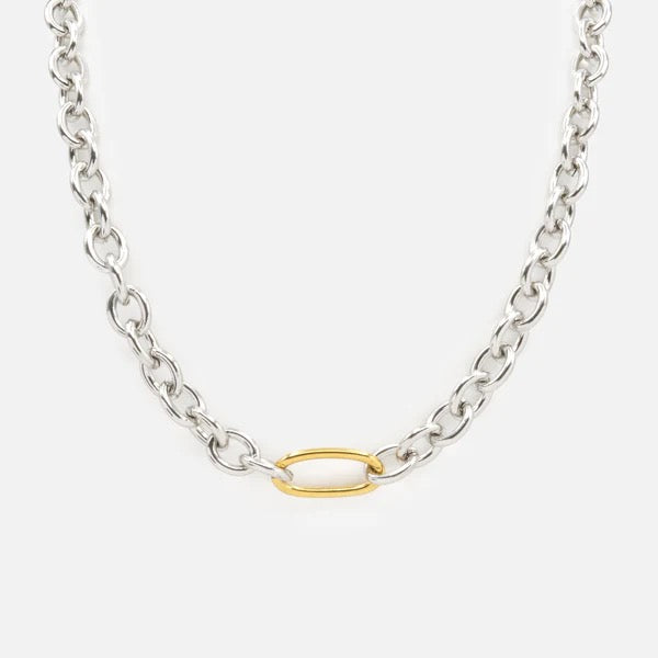 Two Tone Chain Necklace
