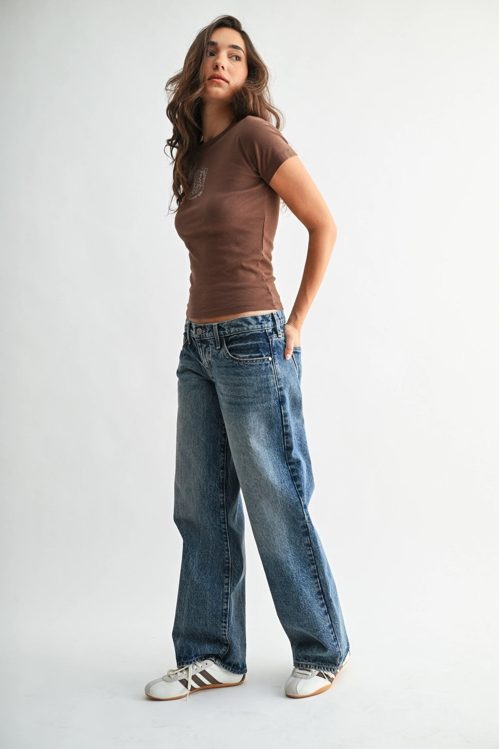 Low Rise Relaxed Straight Jean BP550N - Medium