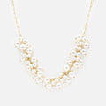 Synthetic Pearl Bouquet Necklace