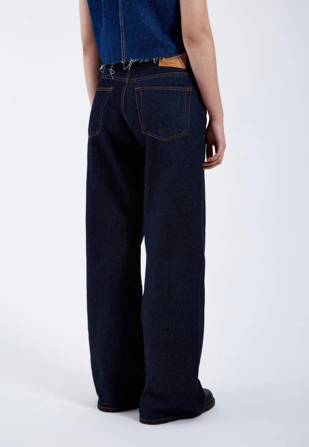 Rhue Low Wide Jeans - Stream Rinse
