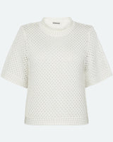 Lily Knit T Shirt - Coco Milk