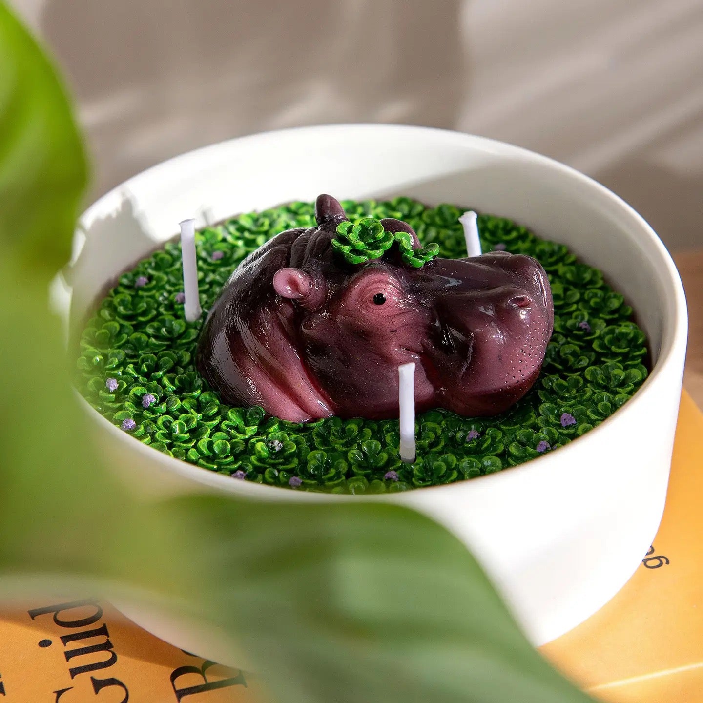 Hippo Candle Bowl