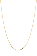 Fine Herringbone Necklace - Gold