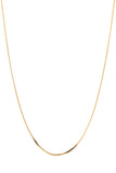 Fine Herringbone Necklace - Gold