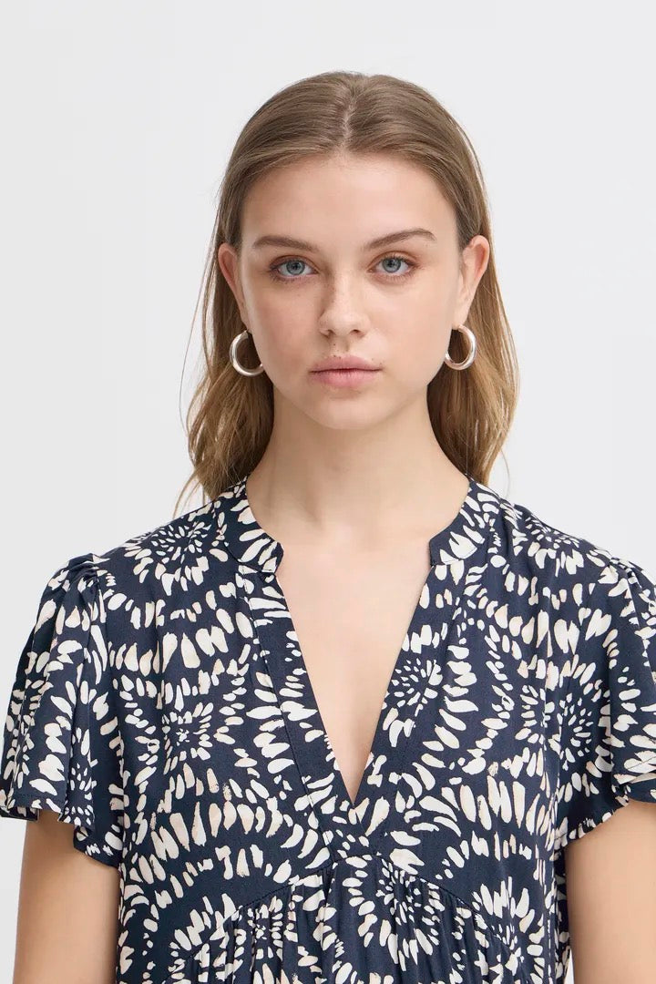 Haya Dress 7 - Total Eclipse Ikat